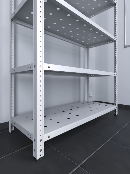 Стеллаж ТС Лайт перф. 2200х1200х400 7 полок