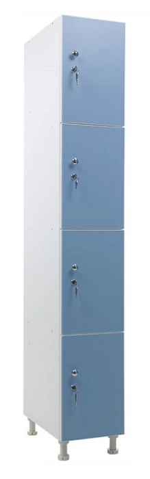 Шкаф для раздевалок WL 14-30 голубой/белый S35599645338