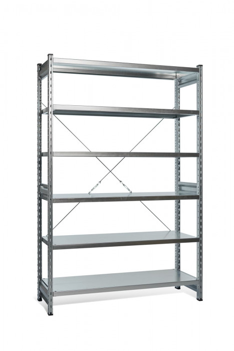 Стеллаж СТ-031 цинк 2067х1000х500 6 полок до 300 кг