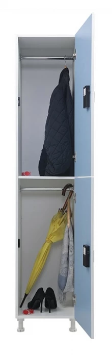 Шкаф для раздевалок WL 12-40 EL голубой/белый S35599625438