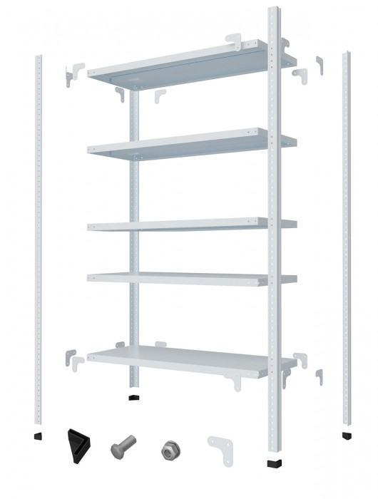 Стеллаж Титан МС-500 1000х700х400 мм 5 полок