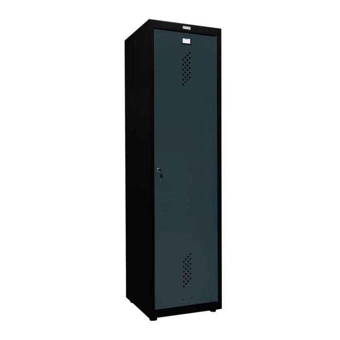 Шкаф металлический для инвентаря черный с графитом
