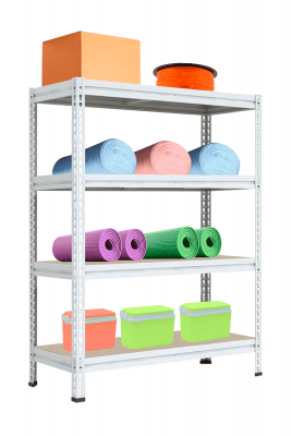 Стеллаж МС-Т 2000х1856х632 мм 4 яруса настил фанера