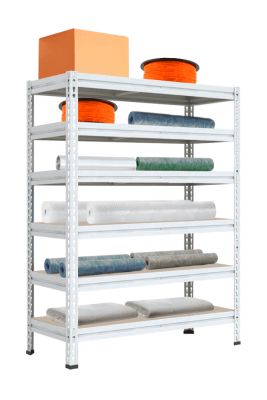 Стеллаж МС-Т 2000х1856х632 мм 6 ярусов настил фанера