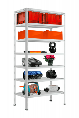 Стеллаж СТФ 2500х700х800 мм 7 полок