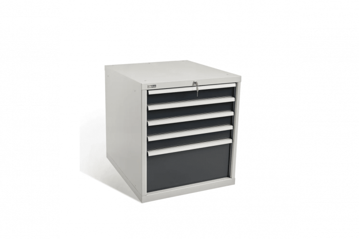 Тумба инструментальная ДиКом ВС-075, RAL 7038/7016