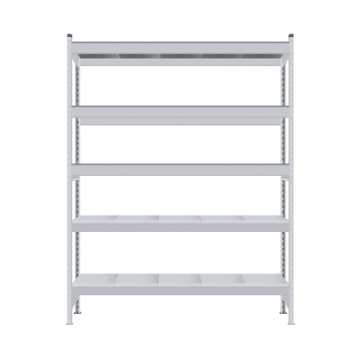 Стеллаж СТ-023 3000х2100х800 с 5 ярусами (рамы и настил - цинк)