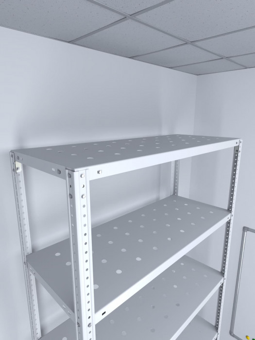 Стеллаж ТС Лайт перф. 2500х1200х400 7 полок
