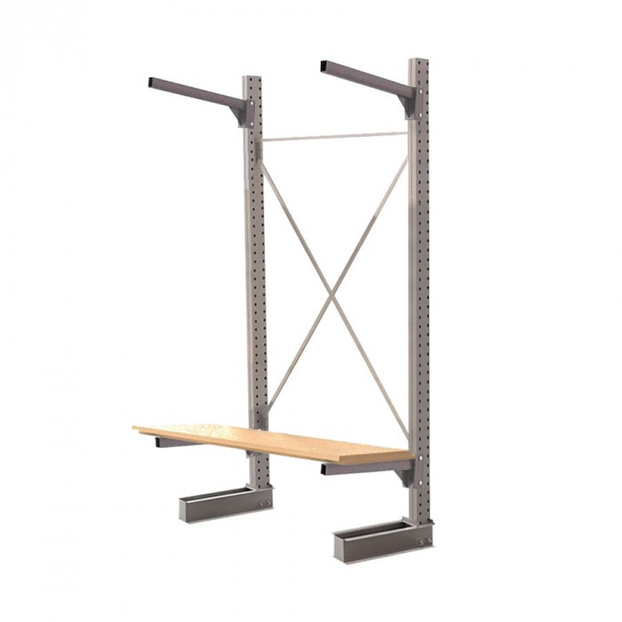 Стеллаж консольный двухсторонний КЛр 2500х1634х1300 (600) 2 яруса