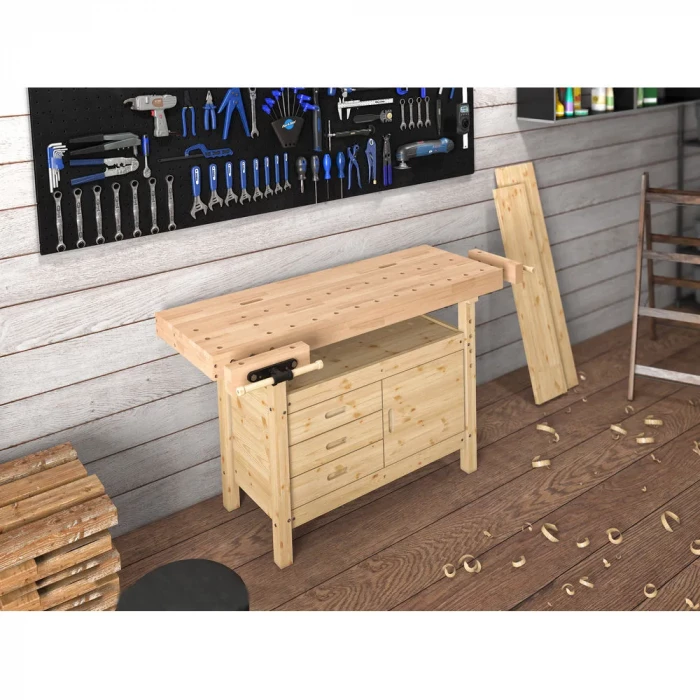 Верстак деревянный Профессиональный бук