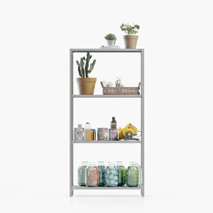 Стеллаж ТС-Лайт 2200х1200х400 с 4 сплошными полками