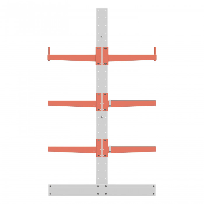 Стеллаж консольный СТ-062 2450х4660х1400 4 яруса +ОН двухсторонний