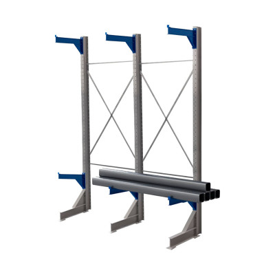 Стеллаж консольный односторонний КТр 4000х3360х1000 (800) 2 яруса