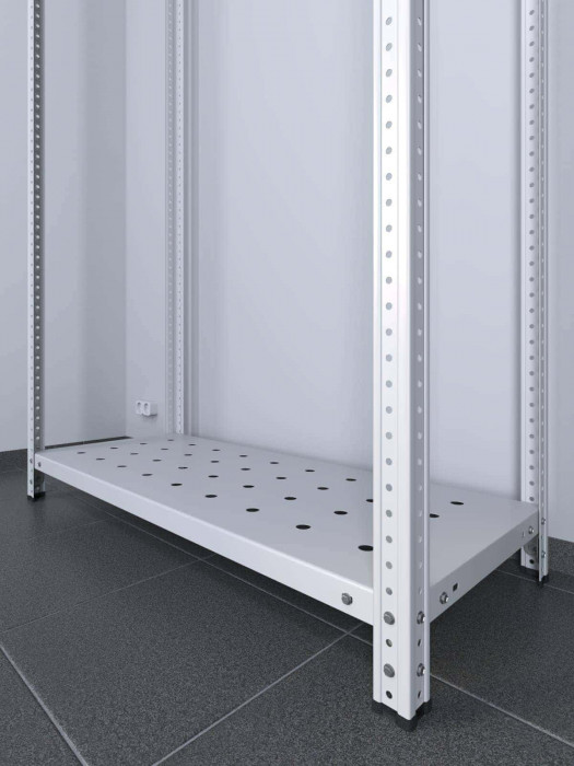 Стеллаж ТС Лайт 1500х700х500 с 2 перфорированными полками