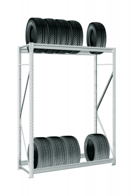 Стеллаж для 4 колес MS Pro Z 3000х900х400 мм 2 яруса