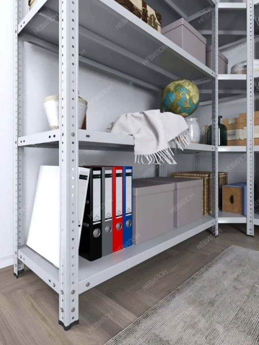 Стеллаж угловой МС 1800х1600х1600/400 мм 5 ярусов