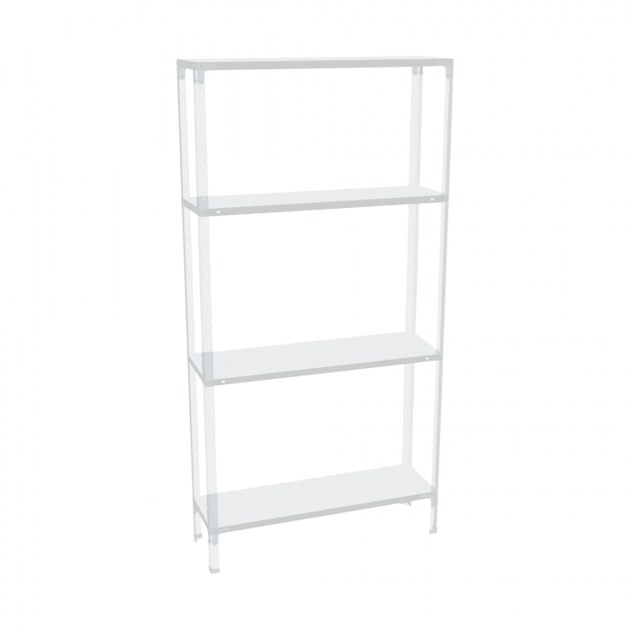 Стеллаж СТ-012 2500х1000х300 с 4 цинк полками до 140 кг