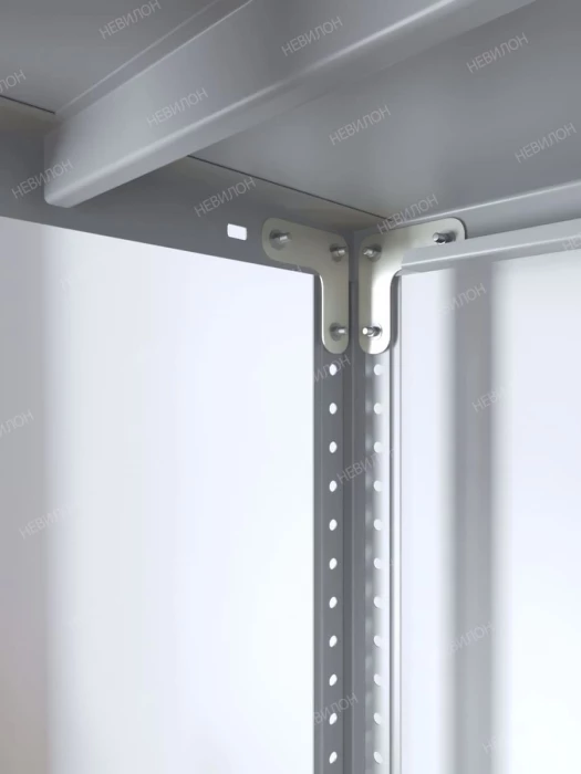 Стеллаж угловой МС 1500х1200х1200/300 мм 3 яруса