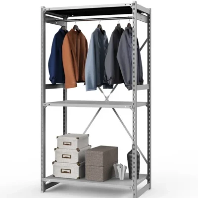 Стеллаж металлический ГТС Универсал, 2000x1000x500 мм.Штанги: 1шт. Полки: метал. 3 шт. (ТСУ 20100530ш1)