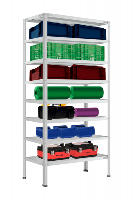 Стеллаж СТФУ 1048-2,5 2500х1000х400 мм 8 полок