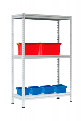 Стеллаж МС-Т 3000х1551х530 мм 3 яруса настил металл