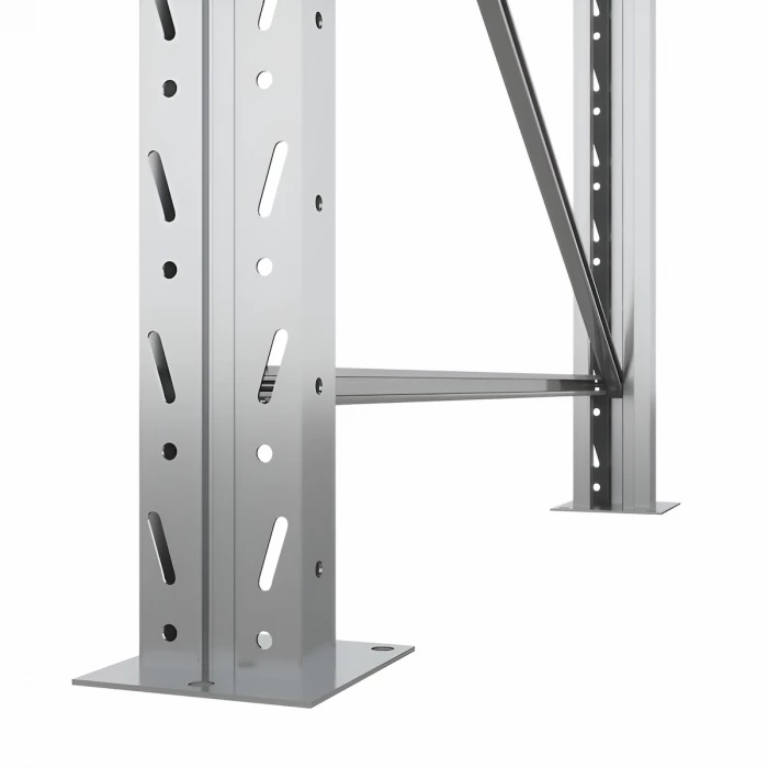 Стеллаж двойной глубины 4500х2700х1100 до 1850 кг / до 12670 кг секция