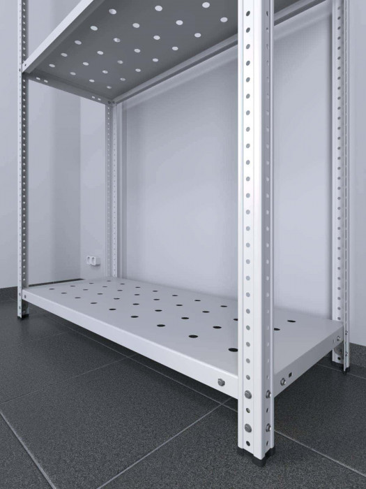 Стеллаж ТС Лайт 1500х700х500 с 3 перфорированными полками