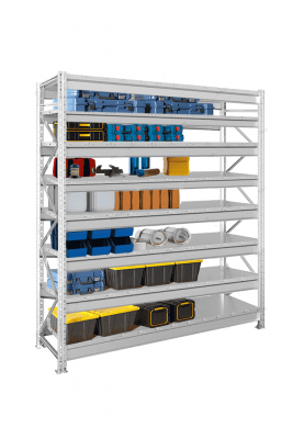 Стеллаж металлический усиленный MS Pro Z 3000х2700х500 мм 8 ярусов