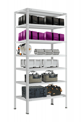 Стеллаж СТФУ 1037-3,0 3000х1000х300 мм 7 полок