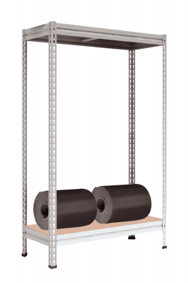 Стеллаж МС-Т 2500х1856х530 мм 2 яруса настил фанера