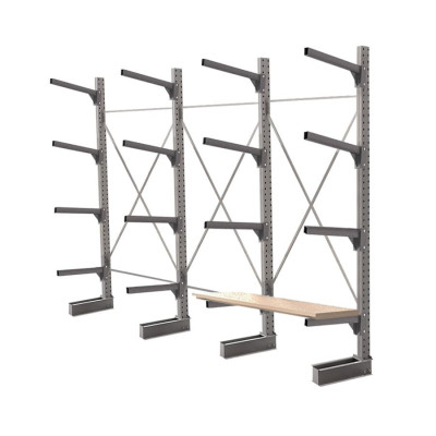 Стеллаж консольный односторонний КСр 2500х4392х960 4 яруса