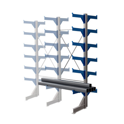 Стеллаж консольный двухсторонний КТр 4000х1740х1800 (800) 6 ярусов ДС