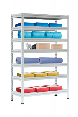 Стеллаж МС-Т 3000х1551х530 мм 7 ярусов настил металл