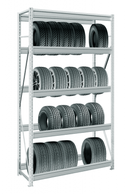 Стеллаж для шин в гараж MS Pro Z 3000х900х400 мм 5 ярусов