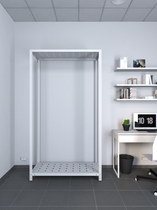 Стеллаж ТС Лайт 1500х1200х400 с 2 перфорированными полками