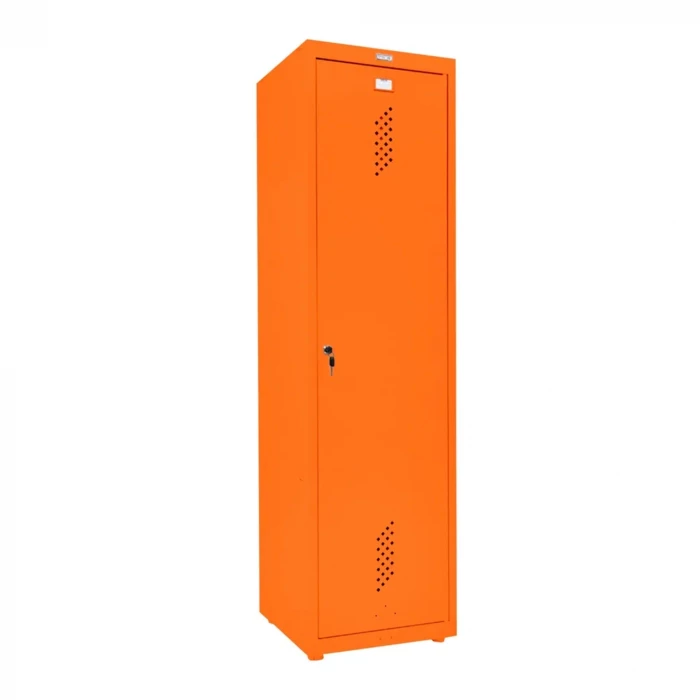 Шкаф металлический хозяйственный оранжевый