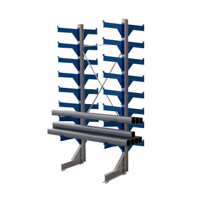 Стеллаж консольный двухсторонний КТр 4000х1740х2200 (1000) 8 ярусов