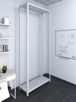 Стеллаж ТС Лайт 3000х1000х400 с 2 перфорированными полками