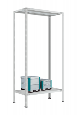 Стеллаж МС-900 1500х1000х600 мм 2 полки