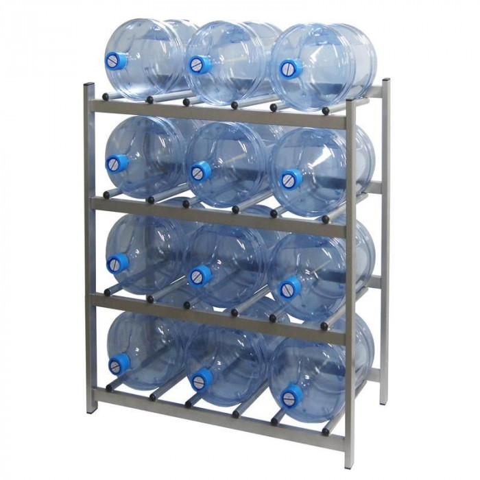 Стеллаж для воды Бомис-12 на 12 бутылей 19 л