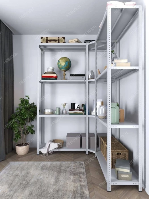 Стеллаж угловой МС 2500х1700х1700/500 мм 4 яруса