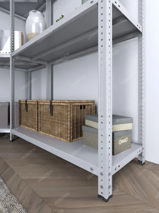 Стеллаж угловой МС 2500х1700х1700/500 мм 4 яруса