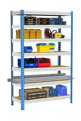 Стеллаж МКФ 3000х1830х610 7 ярусов