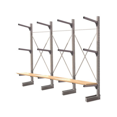 Стеллаж консольный односторонний КЛр 2500х4768х955 (800) 3 яруса