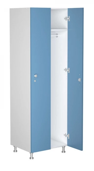 Шкаф для раздевалок WL 21-60 голубой/белый S35599610638