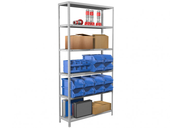 Стеллаж MS Standart 1850х1000х300 c 6 полками