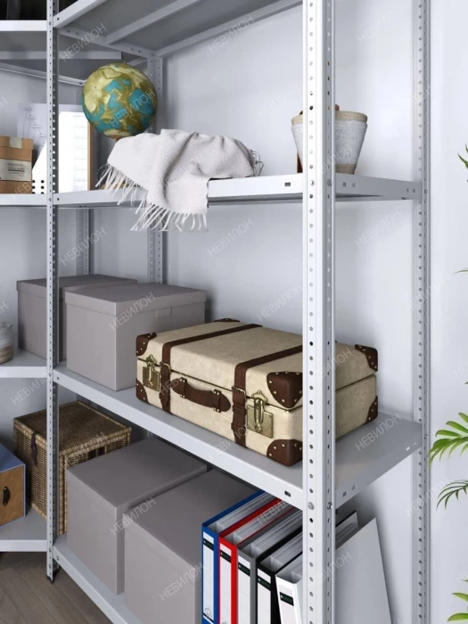 Стеллаж угловой МС 2500х1500х1500/300 мм 5 ярусов