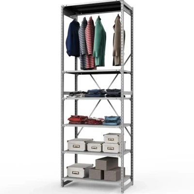 Стеллаж металлический ГТС Универсал, 3000x1000x500 мм.Штанги: 1шт. Полки: метал. усил. 6 шт. (ТСУ 30100562ш1)