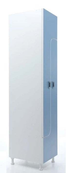 Шкаф для раздевалок WLZ 21-40 EL голубой/белый