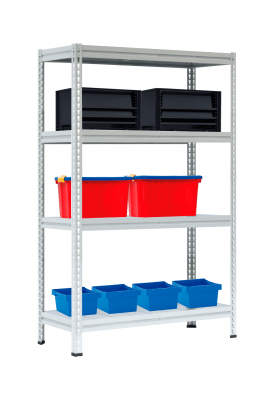 Стеллаж МС-Т 3000х1856х530 мм 4 яруса настил металл